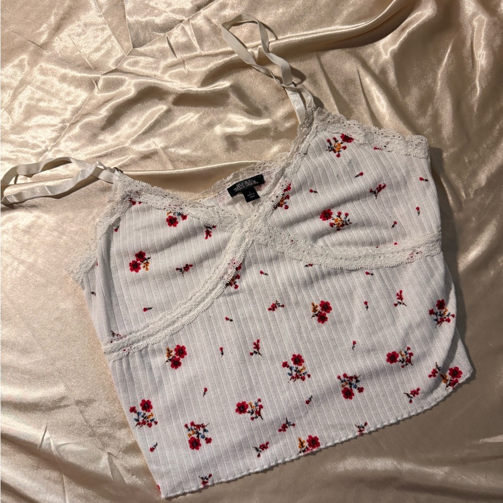 Wild Fable (Target) Floral Lace Trim Cami Top